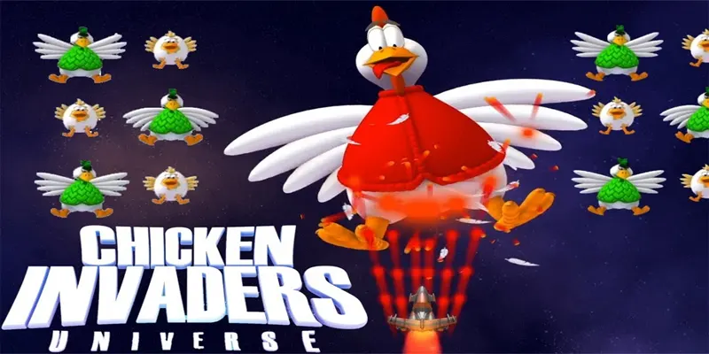 Game Chicken Invaders: Thử thách bắn trứng kịch tính